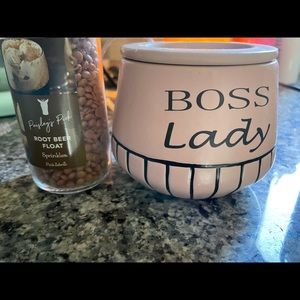 Pink zebra boss warmer